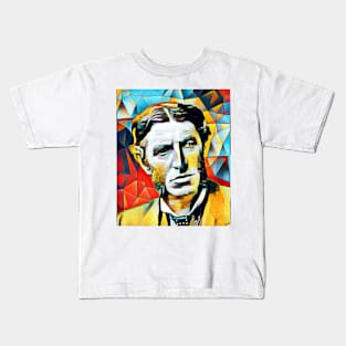 Matthew Arnold Abstract Portrait | Matthew Arnold Artwork 2 Kids T-Shirt